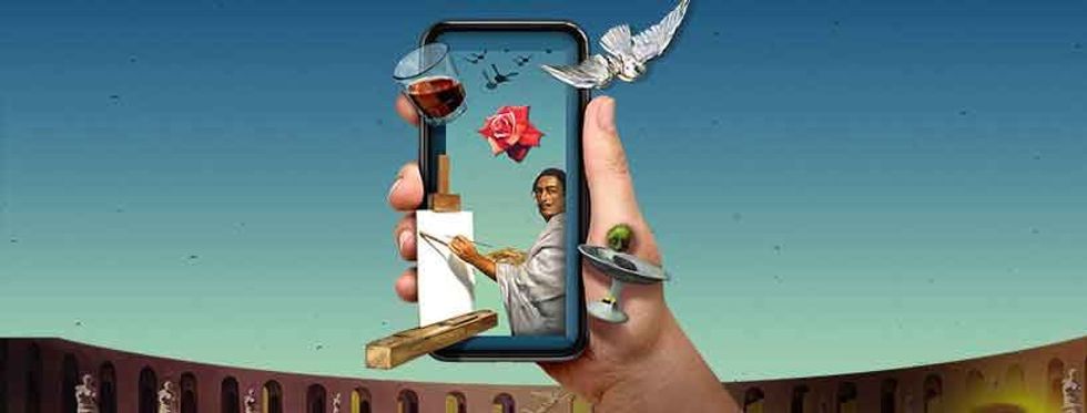 Dali Museum interactive AR app guru