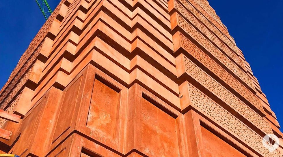 dan pearlman Rhino Pagoda Tower external