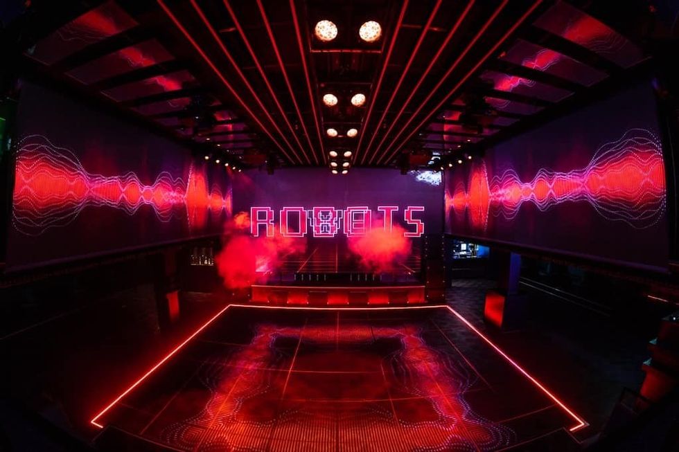 Dance floor at new music museum in Amsterdam