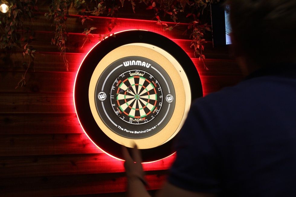 Dartsee backlit board