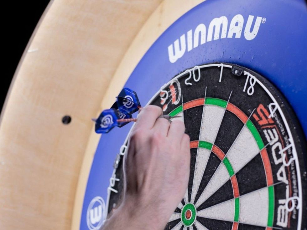 Dartsee board close up