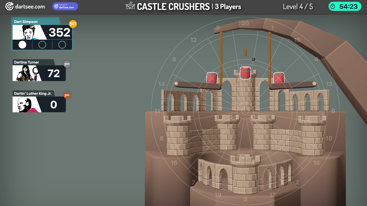 Dartsee Castle Crushers game