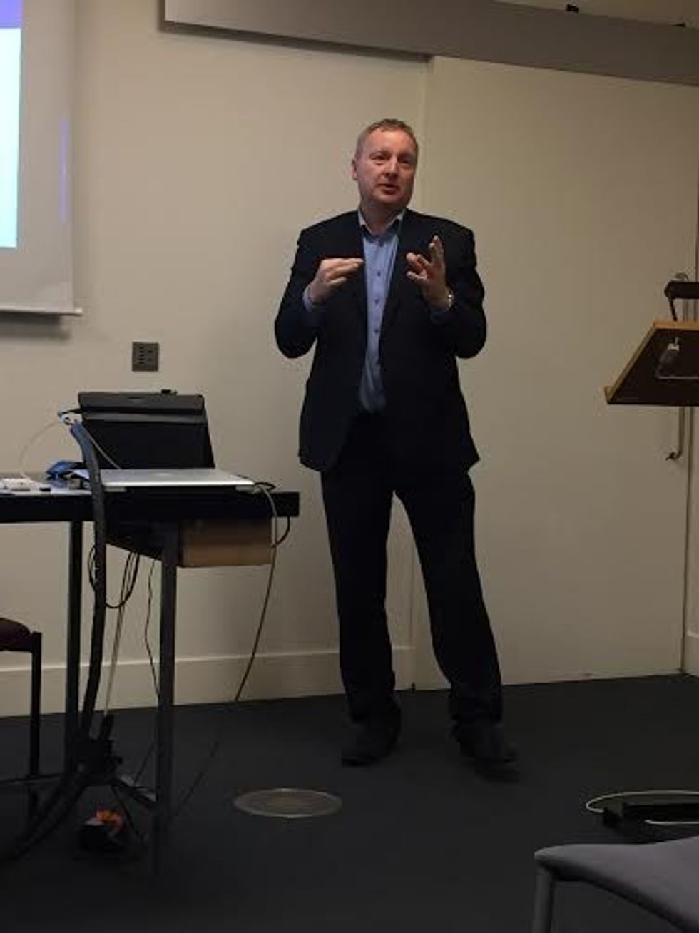 Dave Langan Technical Director at Gateway Ticketing speaks at Marketing Event 2016