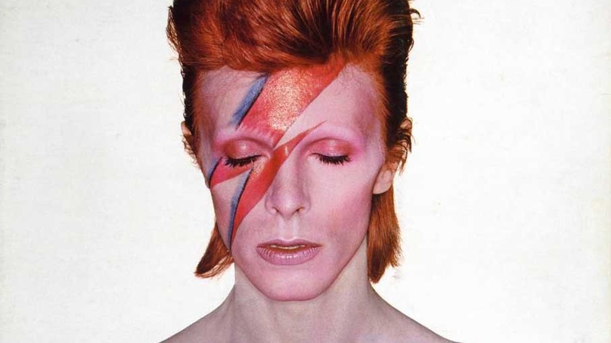 David Bowie V and A museum touring exhibition Aladdin Sane