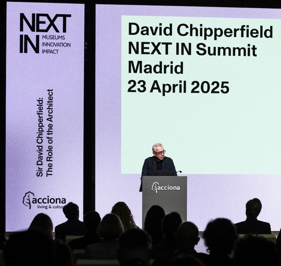 david chipperfield at nextin summit 2025