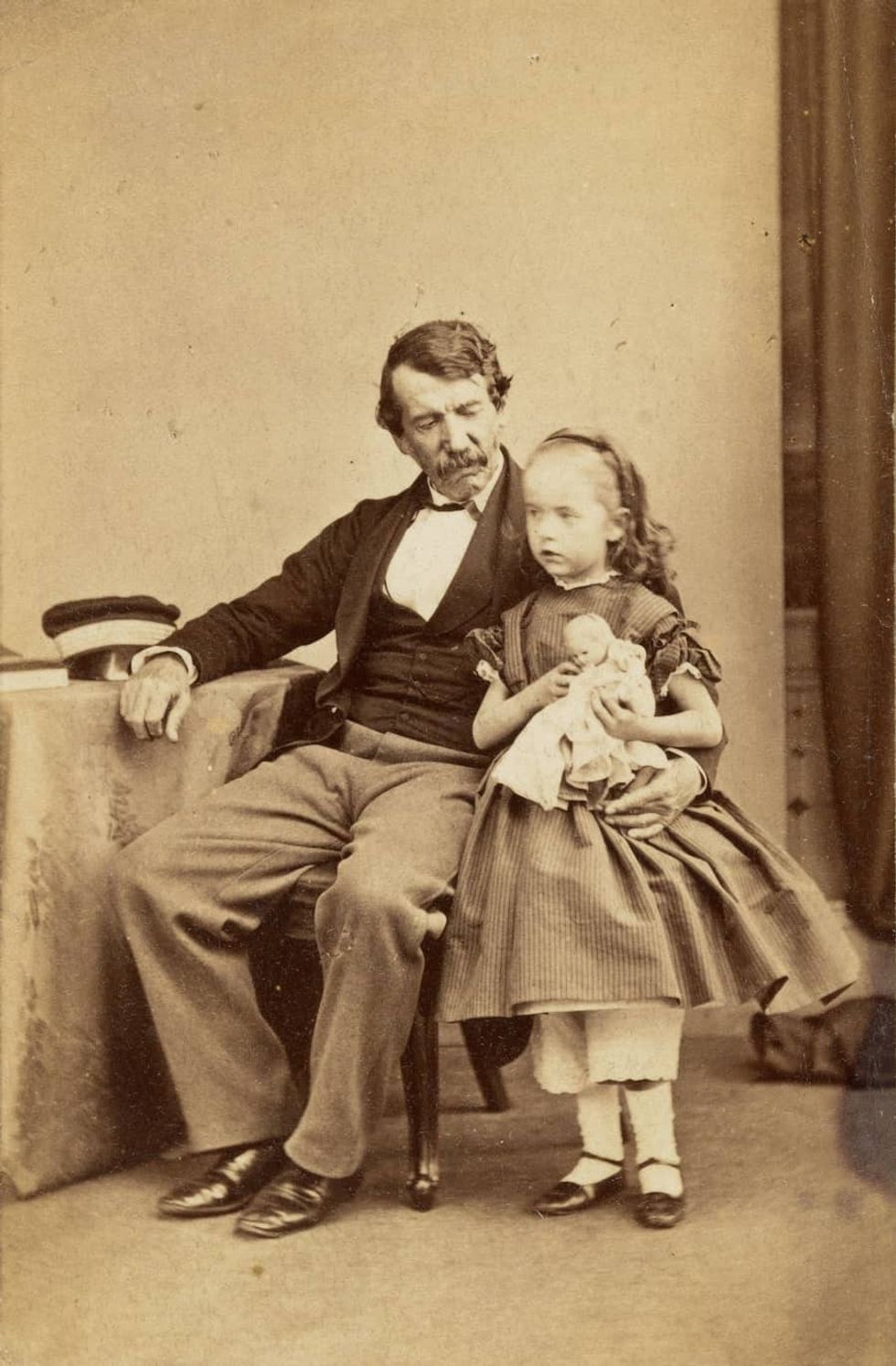 David Livingstone with younger daughter Anna Mary