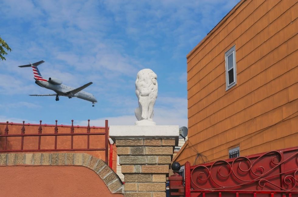 David Rothenberg. Cleveland-Hopkins Intl to LaGuardia, 2018. From series: “Landing Lights Park”. Archival pigment print. Museum of the City of New York