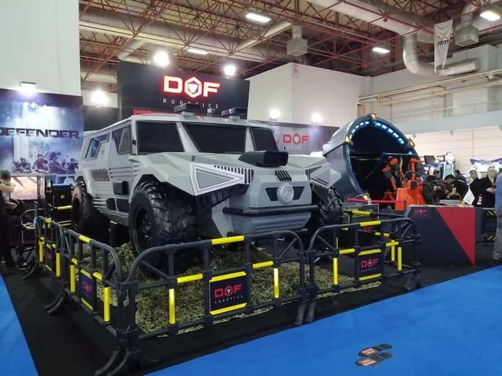 DEFENDER: Light of Hope by DOF Robotics on show at ATRAX