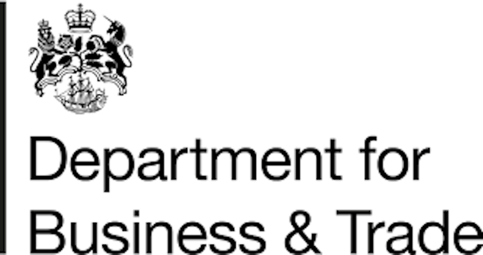 Department for Business & Trade logo