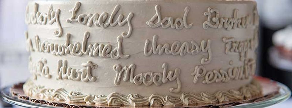 Depressed Cake Shop pop up at Meow Wolf for mentail health