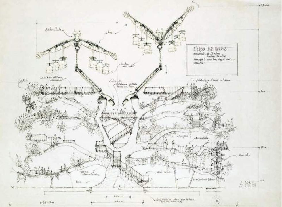 design for Heron Tree by LaMachine