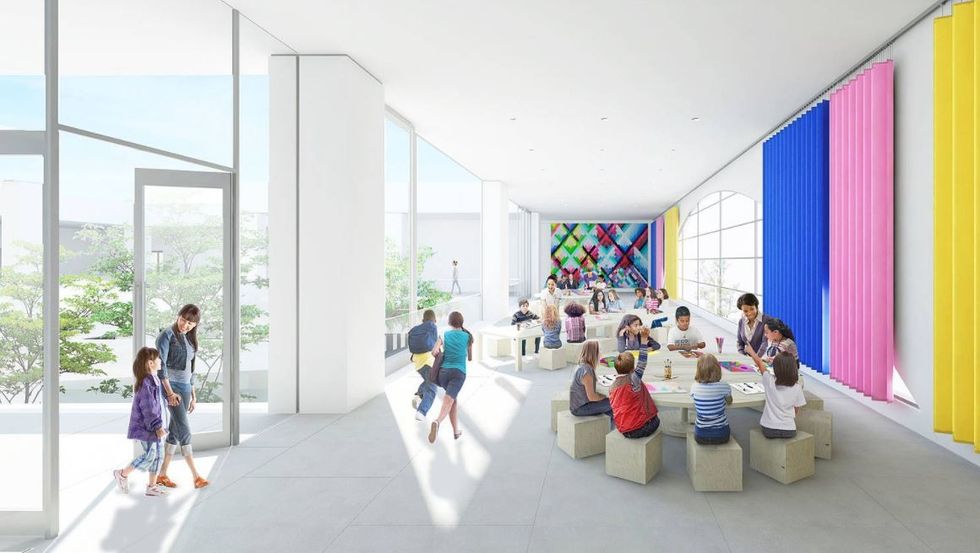 Design rendering of the transformation project for the Hammer Museum by Michael Maltzan.