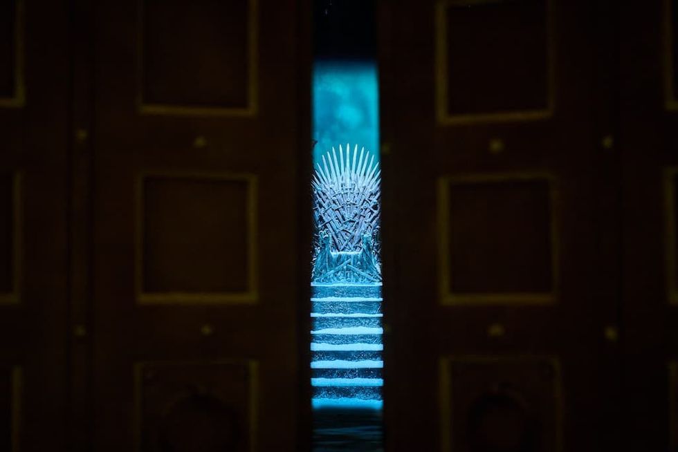 Destroyed Throne Room game of thrones