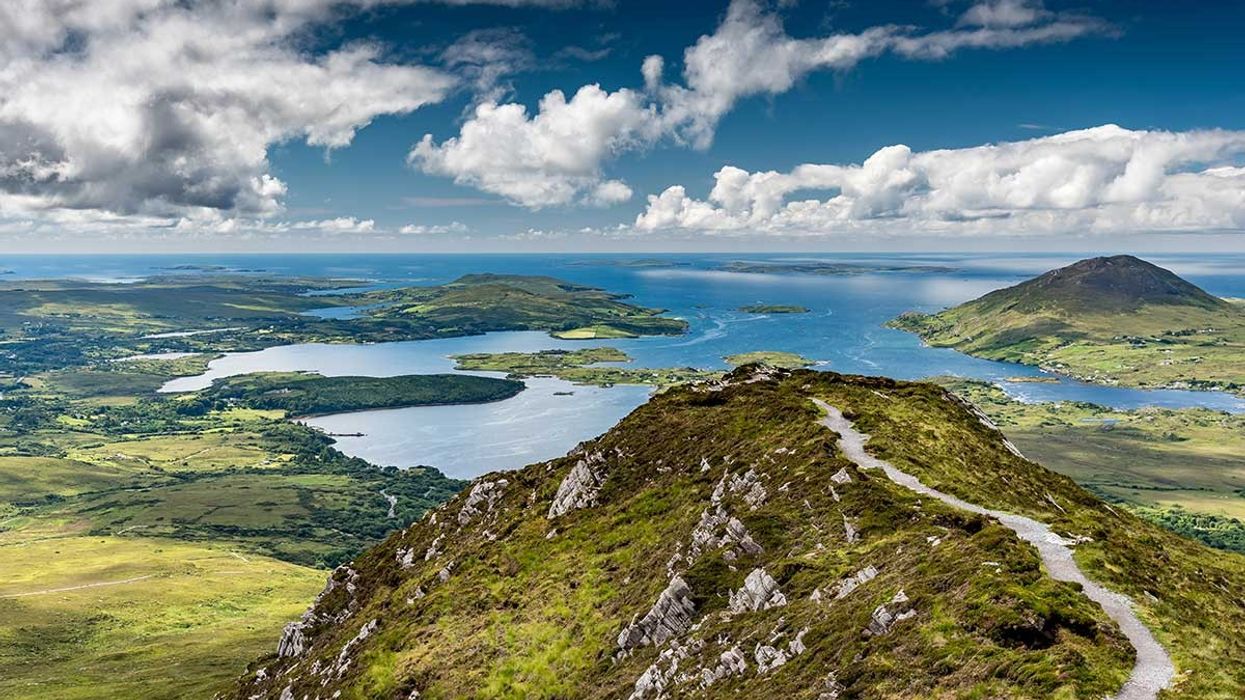 Diamond Hill in Connemara National Park, Ireland