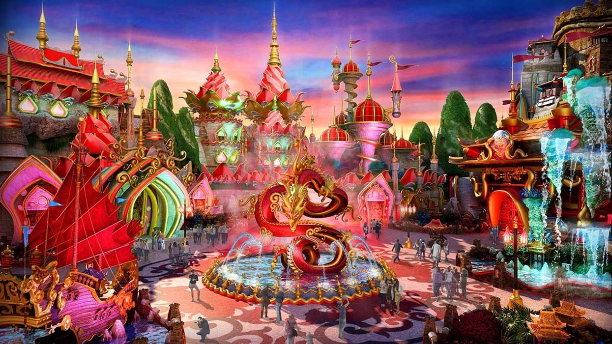DIEATTACK designs Evergrande Fairytale World theme park Brilliant China zone dragon