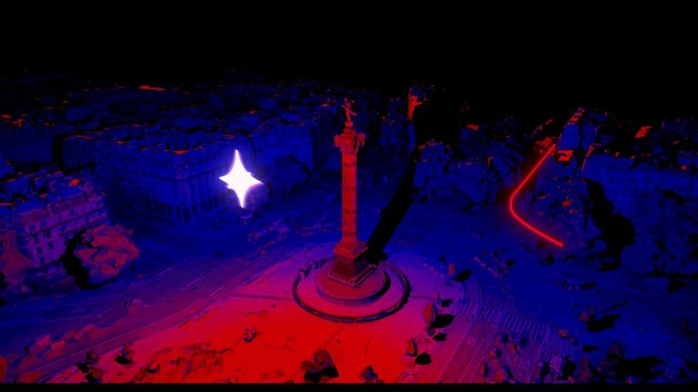 Digital Projection 3D rendering from intro sequence ©MikimoStudio