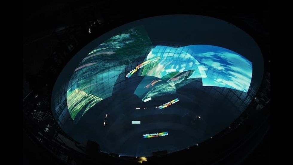 digital projection flying theatre hengdian world