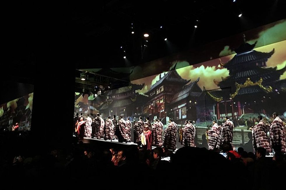 Digital Projection illuminates a thousand years of Buddist history in China's oldest pagoda Famen Temple