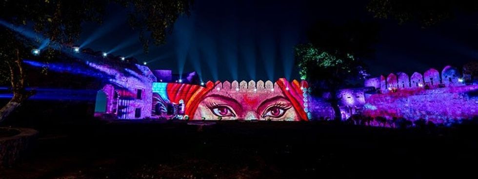 Digital Projection Lakshmi Bai Light Show