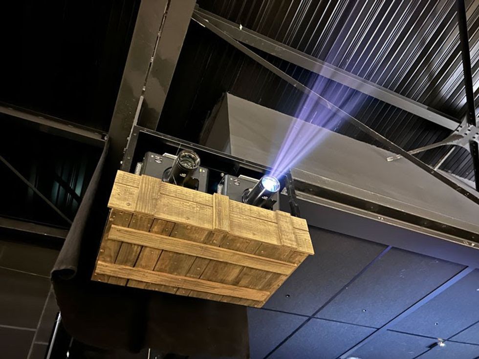 Digital projection le mime et le etoile