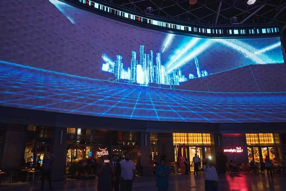 Digital Projection lights up shopping experience at Dubai's City Walk