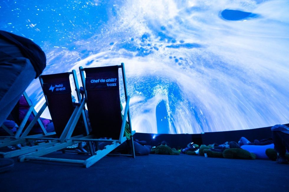 Digital Projection powers dome at Astra Film Festival interior ©sumleamarius.com