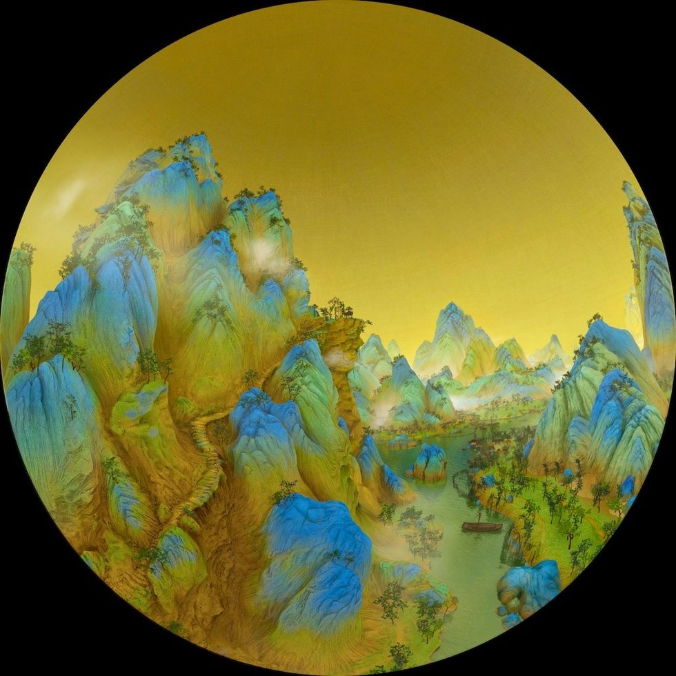 Digital remastering of Thousand miles of mountains and rivers