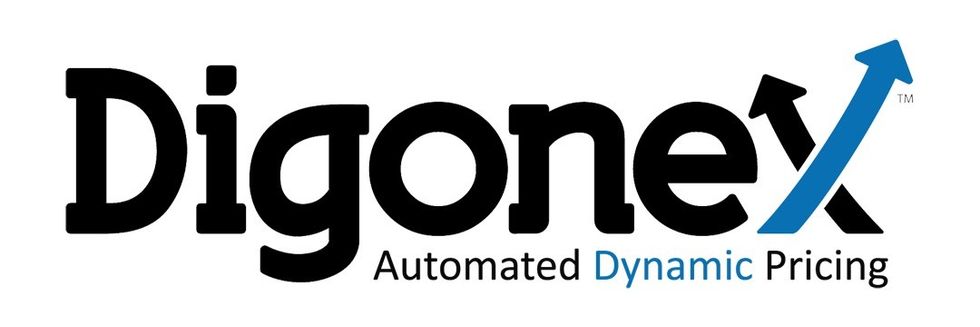 Digonex logo with tagline "Automated Dynamic Pricing" and arrow-shaped 'x'.