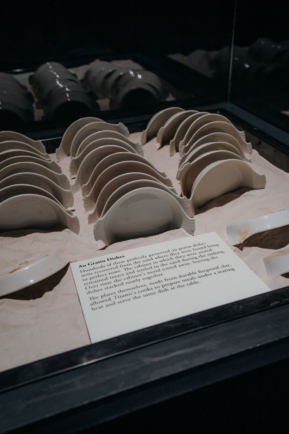 dishes recovered from titanic wreck