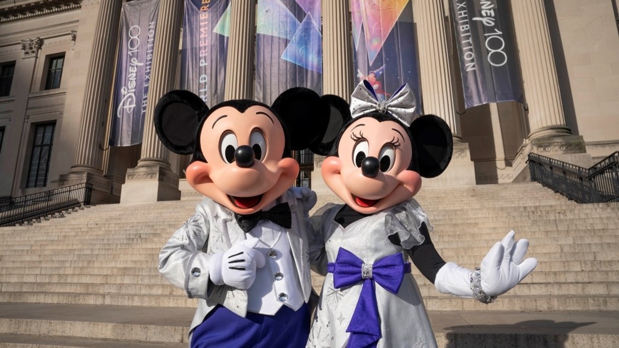 Disney 100 Exhibition opening Mickey Minnie