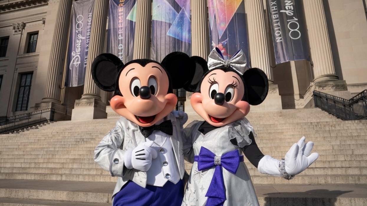 Disney 100 Exhibition opening Mickey Minnie