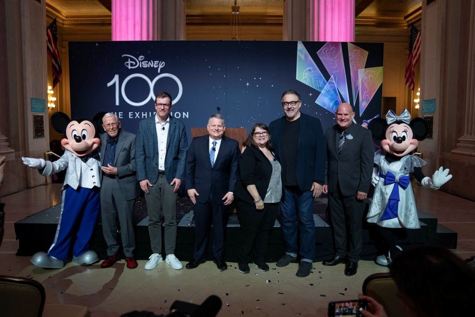 Disney 100 Exhibition opening