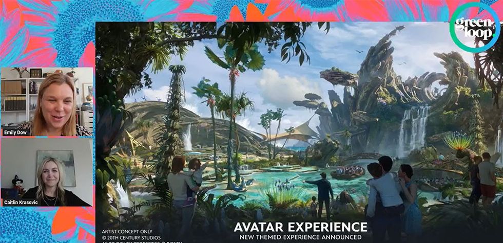 Disney at greenloop talking about Avatar Experience at Disneyland Resort Greenloop 24