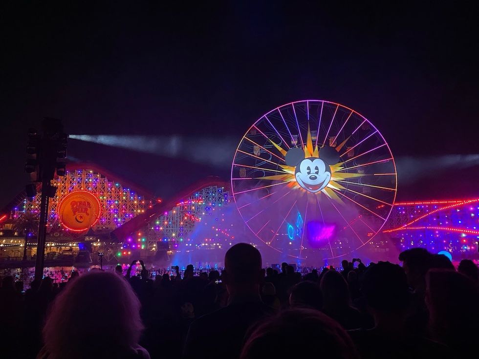 Disney California Adventure World of Color Night time spectacular TEA Summit day two