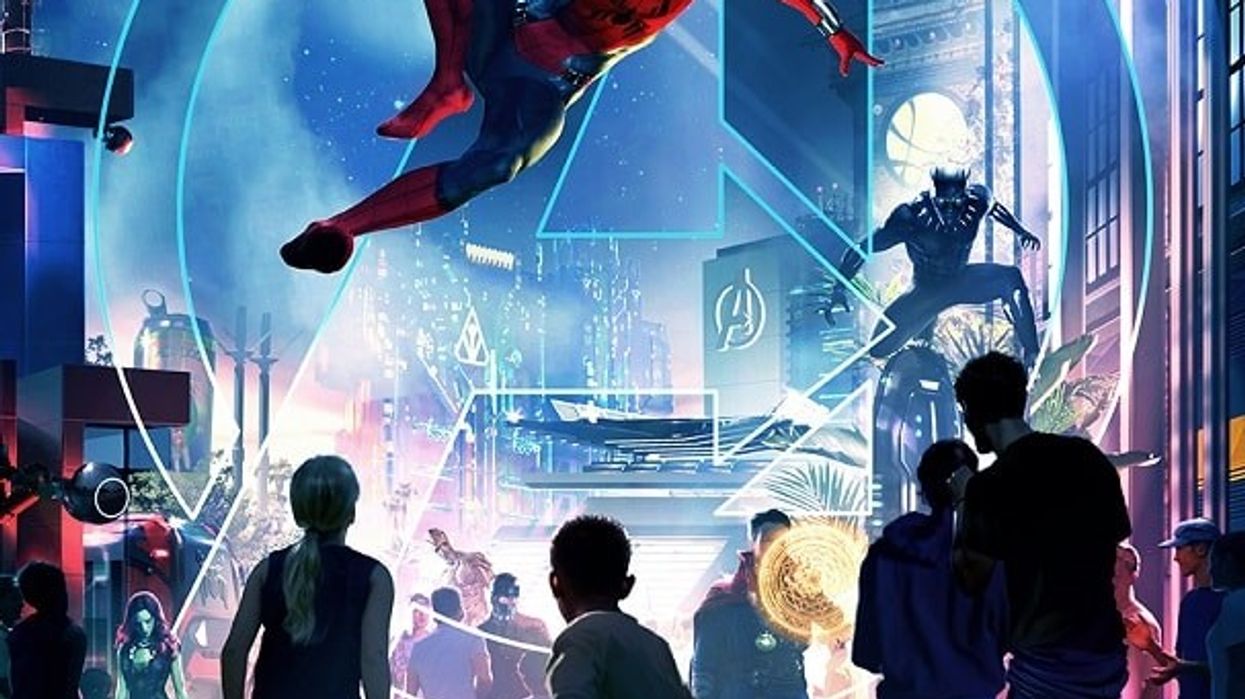 Disney California Disneyland Resort marvel poster branding