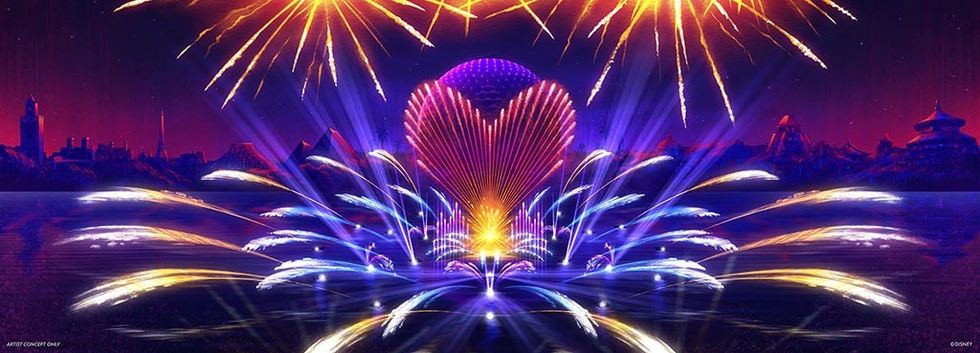 Disney EPCOT light show
