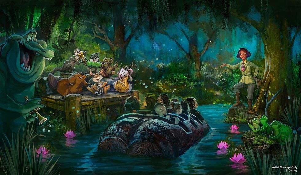 Disney EPCOT Tiana's Bayou Adventure