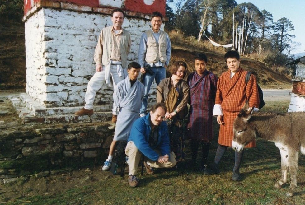 Disney-Imagineering-research-trip-for-Animal-Kingdom-Bhutan-1994