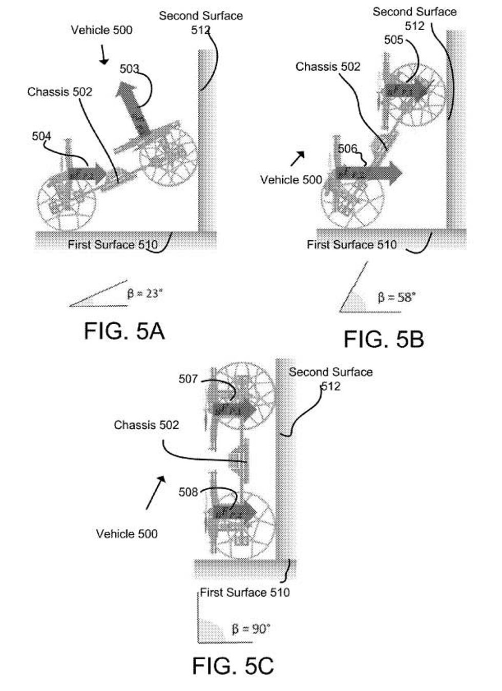 Disney patent for vehicle that can scale walls