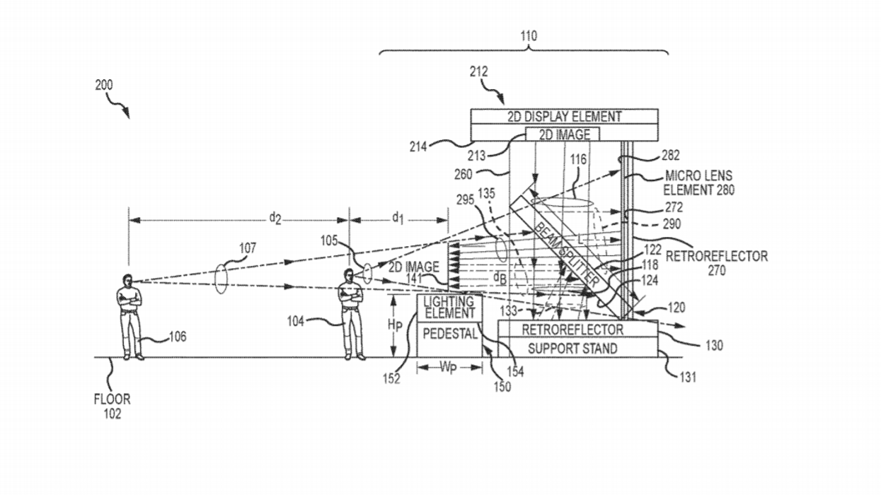 Disney. Patent. Holograms. Floating Image. Star Wars.