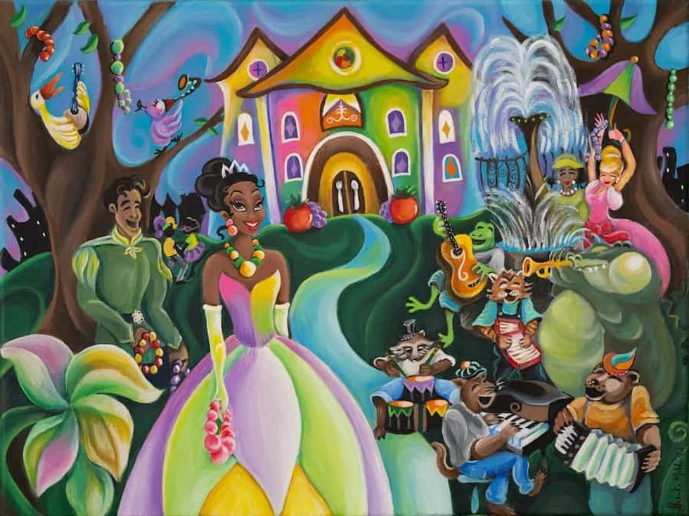 disney princess and the frog ride