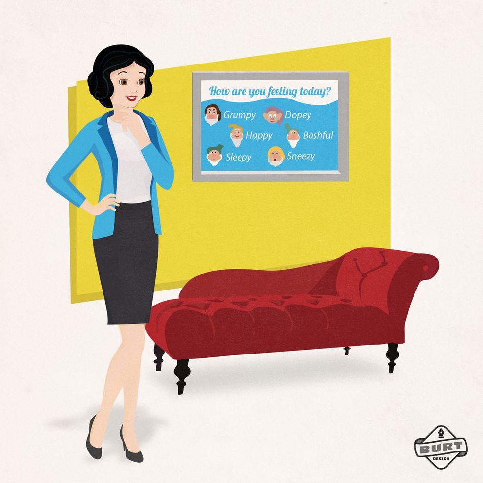 Disney Princess Snow White psychotherapist role model