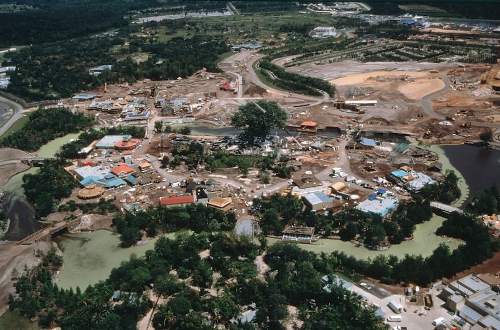 Disney's Animal Kingdom during construction Jerre Kirk