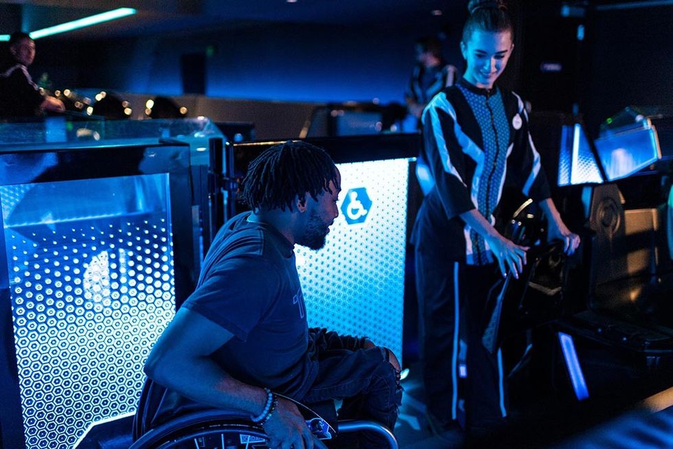 Disney's Tron Lightcycle accessibility
