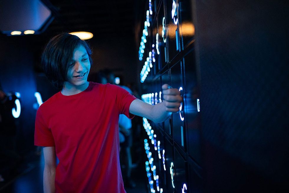 Disney's Tron Lightcycle digitised  lockers