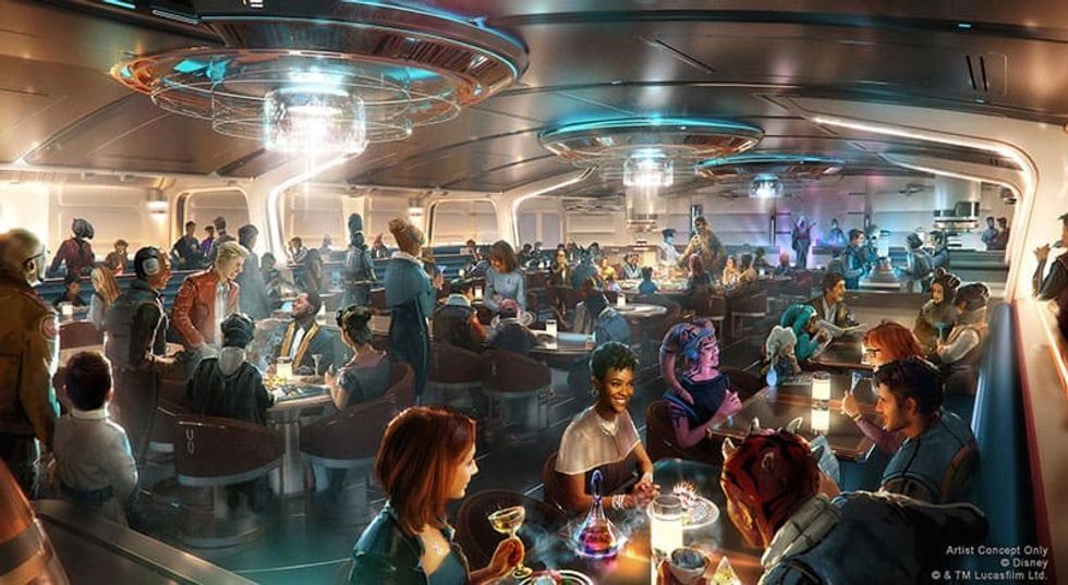 Disney Star Wars Galactic Starcruiser hotel restaurant