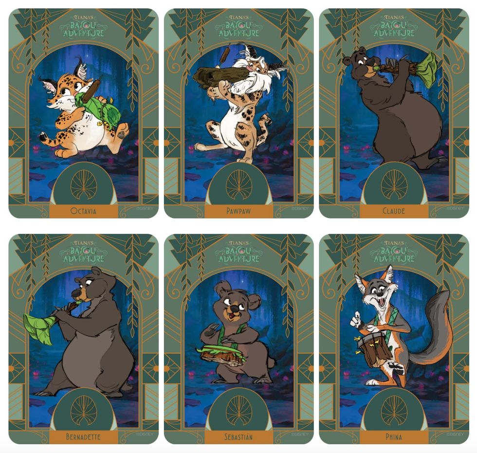 disney tiana's bayou adventure characters