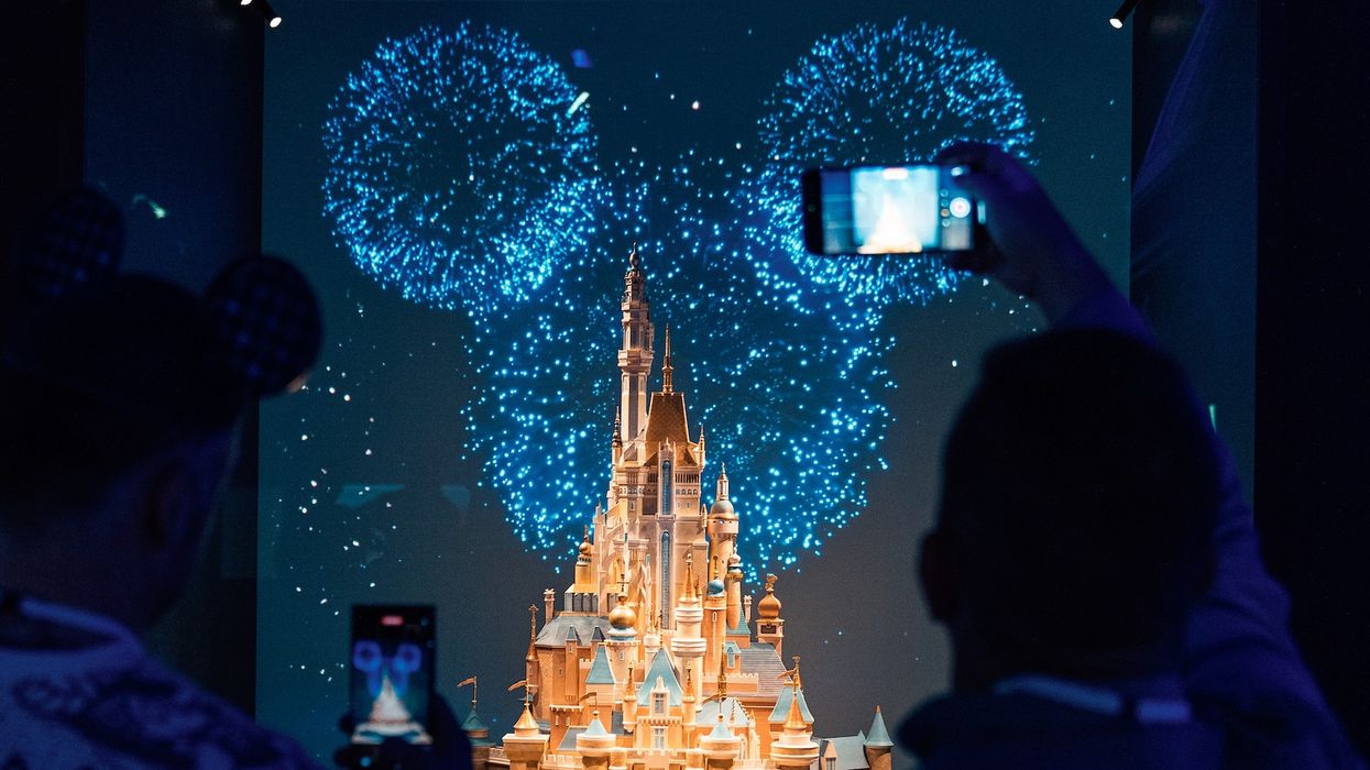 Disney100 Exhibition castle model