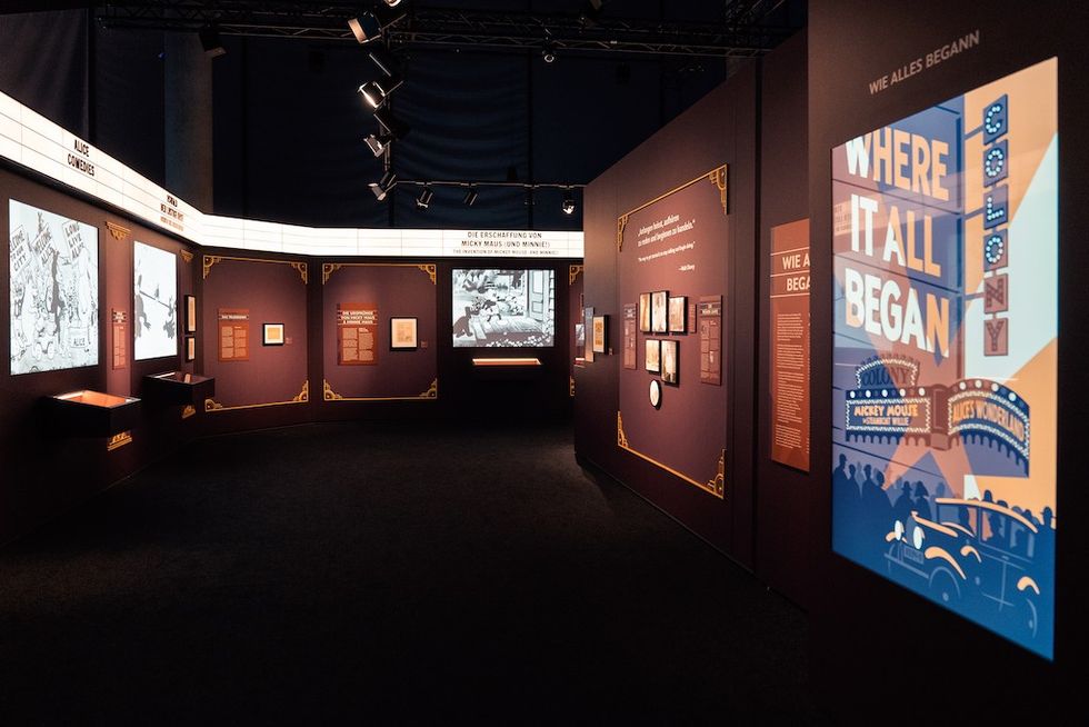 Disney100 exhibition in Munich