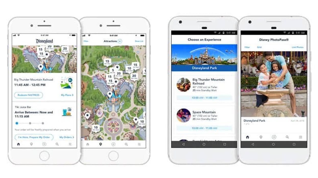 Disneyland mobile app
